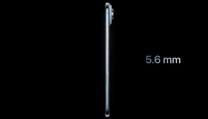 Das iPhone Air (Bild: Apple/Screenshot: Golem)